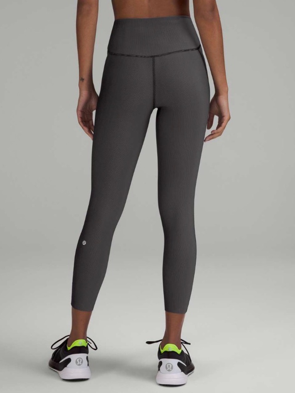 Lululemon Base Pace High-Rise Tight 25" *Two-Tone Ribbed Size 6 Leggings
